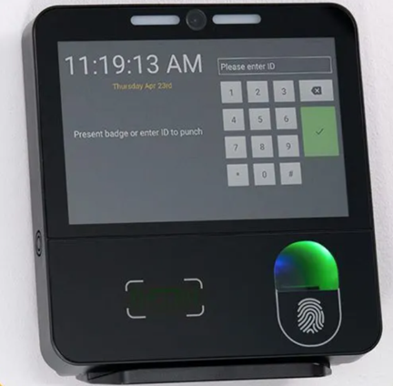 GT8 biometric time clock